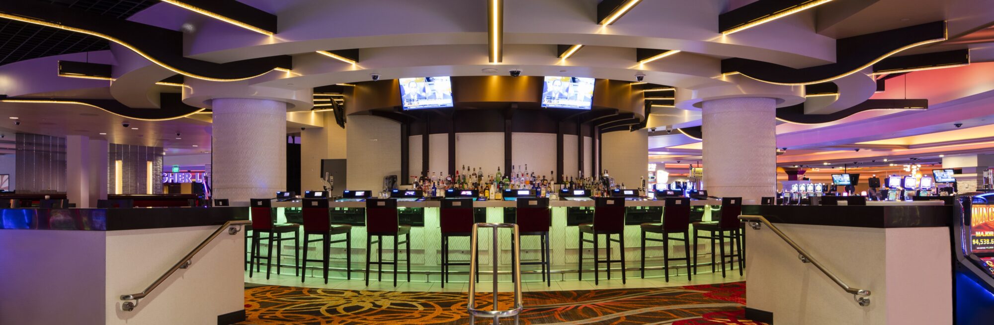Glenn Rieder fabricated and installed custom interior finishes of their restaurant venues for the Chumash Casino located in Santa Ynez CA