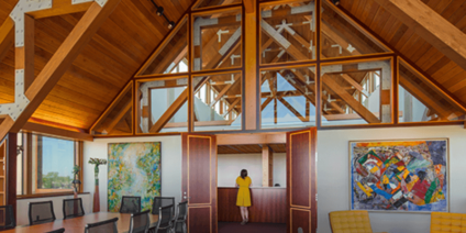 Glenn Rieder provided custom woodwork for Acuity