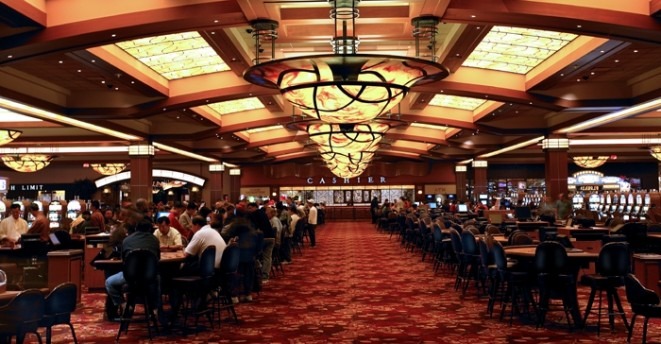 High-end millwork constructed by Glenn Rieder for the Cache Creek Casino.