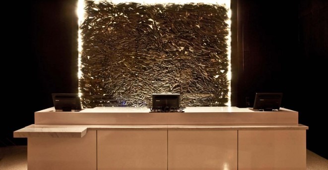 Glenn Rieder provided high end millwork and custom interior finishings for the W Hotel.