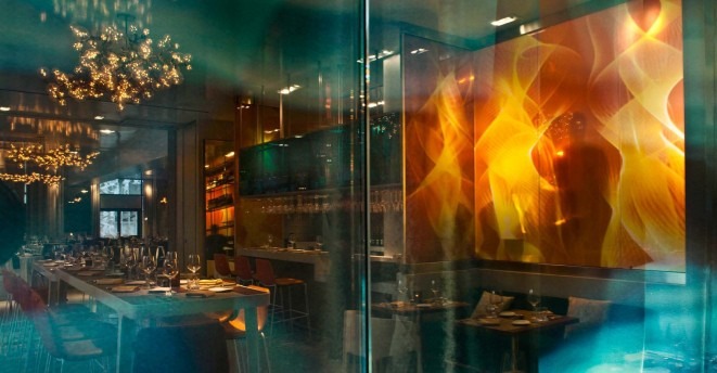 Glenn Rieder provided high end millwork and custom interior finishings for the W Hotel.