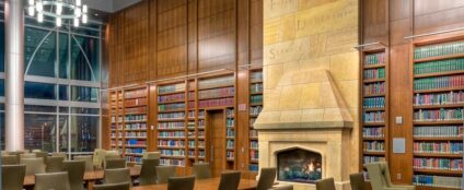 Glenn Rieder provides superior craftsmanship and high end interiors for Eckstein Hall Marquette University Law School.