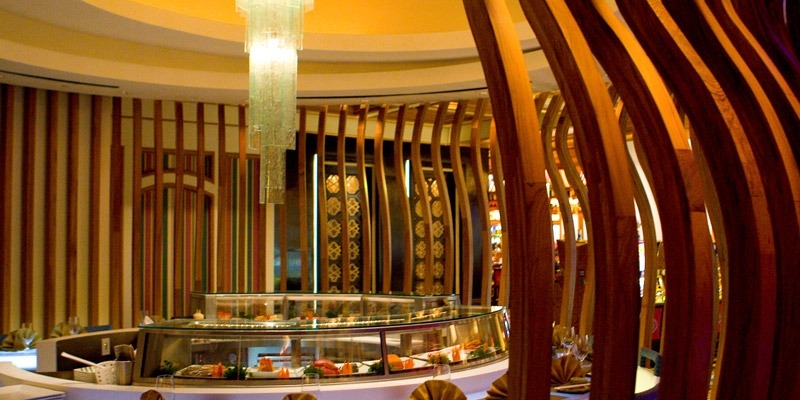 Glenn Rieder completed the architectural millwork in a restaurant at the Beau Rivage