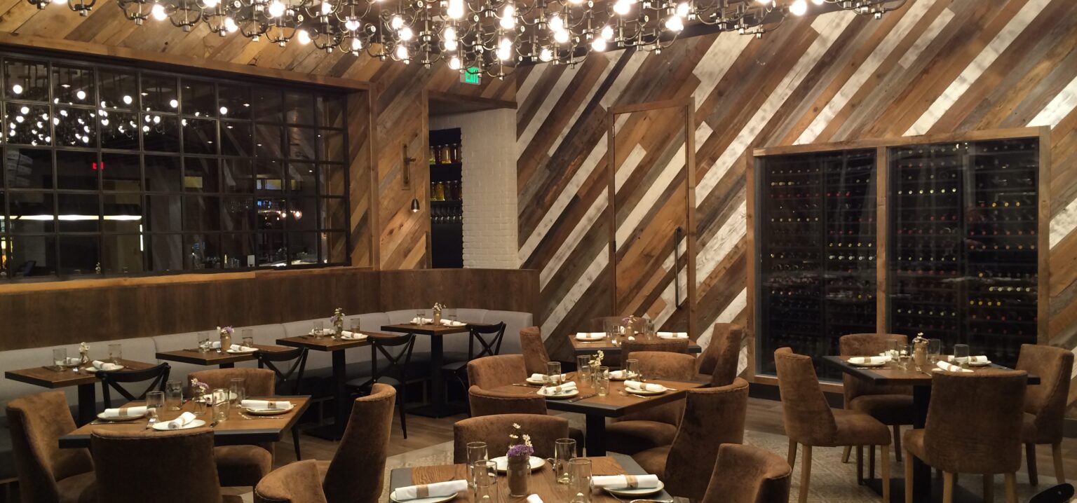 Glenn Rieder provided high end millwork and custom interior finishings for the Yardbird Southern Table and Bar, Venetian Hotel, Las Vegas.