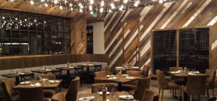 Glenn Rieder provided high end millwork and custom interior finishings for the Yardbird Southern Table and Bar, Venetian Hotel, Las Vegas.