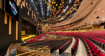 Glenn Rieder manufactured each wood material including the casino pit canopies, wall paneling, and column casings for Seminole Hard Rock Hotel and Casino in Hollywood FL.