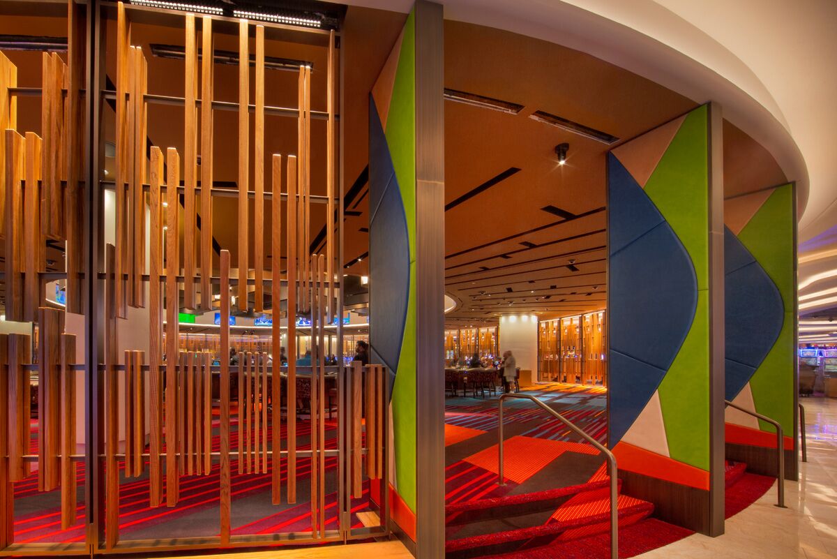 Glenn Rieder manufactured each wood material including the casino pit canopies, wall paneling, and column casings for Seminole Hard Rock Hotel and Casino in Hollywood FL.