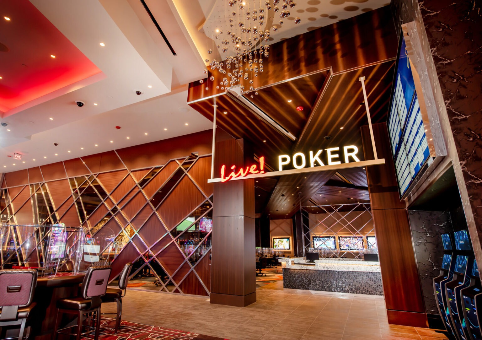 Philly Live Casino in Philadelphia PA used Glenn RIeder as their commercial interior contractor for the facility.