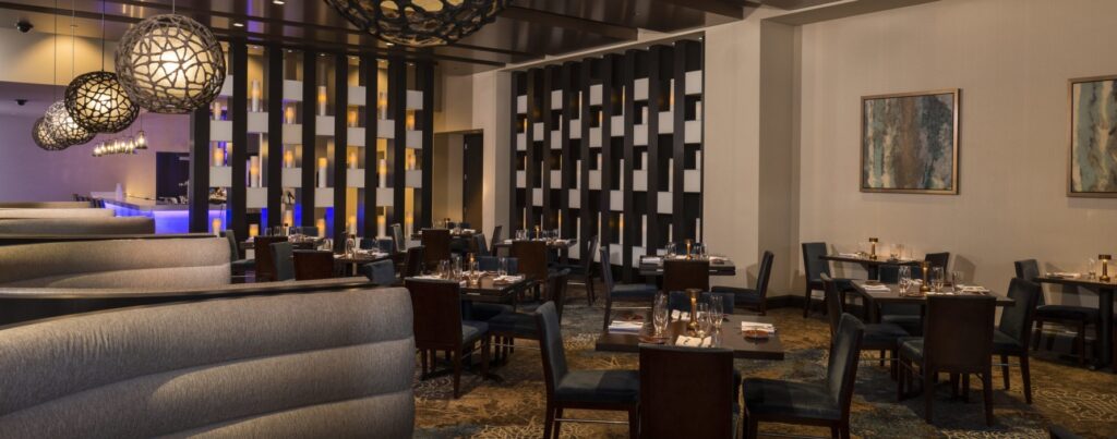 Glenn Rieder fabricated and installed custom interior finishes of their restaurant venues for the Chumash Casino located in Santa Ynez CA